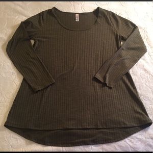 Lularoe Lynnae, army green, NWOT, medium